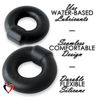 STUDFLEX Cock Rings | Smooth Stretchy Silicone | 6 Styles and Colors