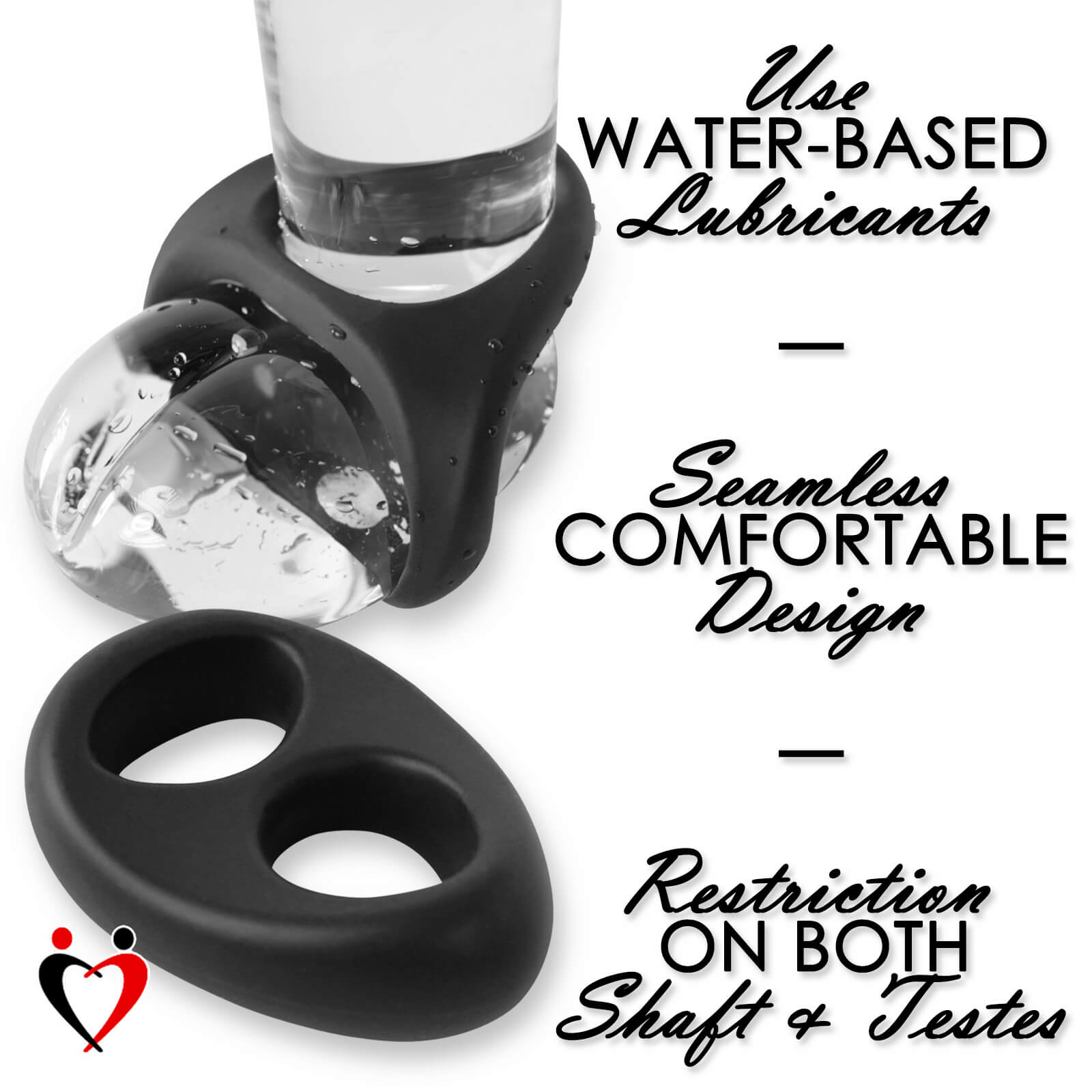 STUDFLEX Cock Rings | Smooth Stretchy Silicone | 6 Styles and Colors