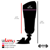 Male Masturbator White Hard Shell with Suction Cup and Concealing Cap