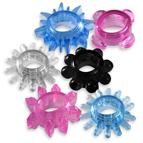 Cock Rings Jelly Clitoral Stimulation Variety Pack