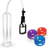 EasyOp Tgrip Penis Pump Clear Hose 2.0" Cylinder + TPR Sleeve 3 Pack