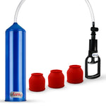 LeLuv Tgrip Handle EasyOp Penis Pump - with 3x Silicone Sleeves - Small, Med. Or Large