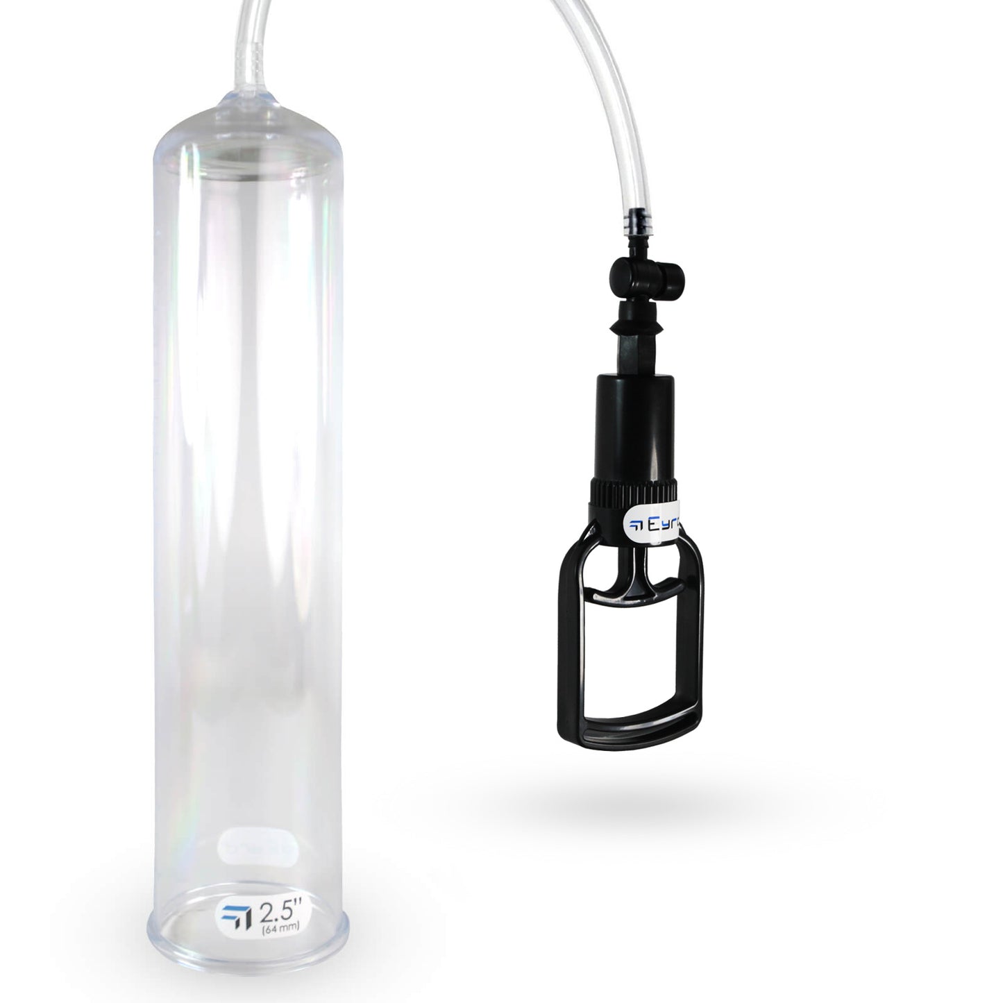 2.5" x 12" EasyOp Tgrip BASIC Clear Penis Pump