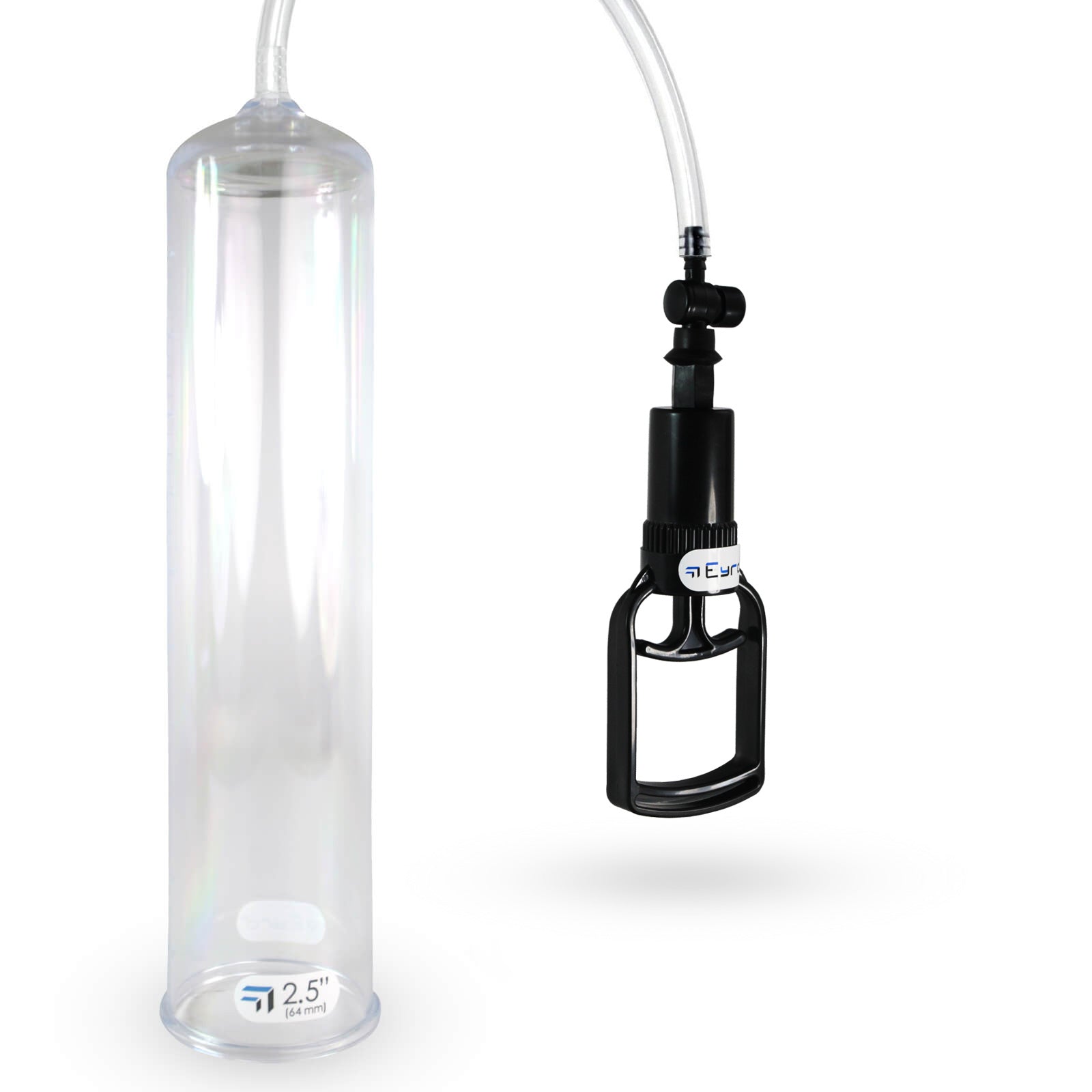 2.5" x 12" EasyOp Tgrip BASIC Clear Penis Pump