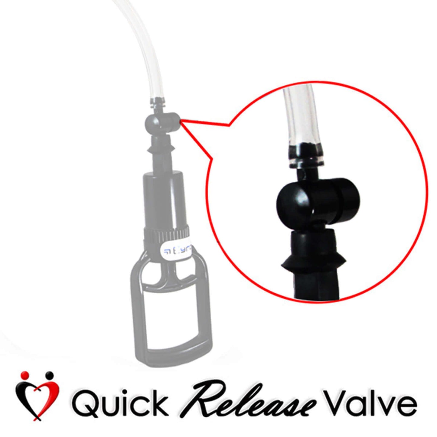 Penis Pump TgripHandle QR Cylinder 9 Inch or 12 Inch Length Kit | Untapered Cylinder | Diameters 1.35-3.70"
