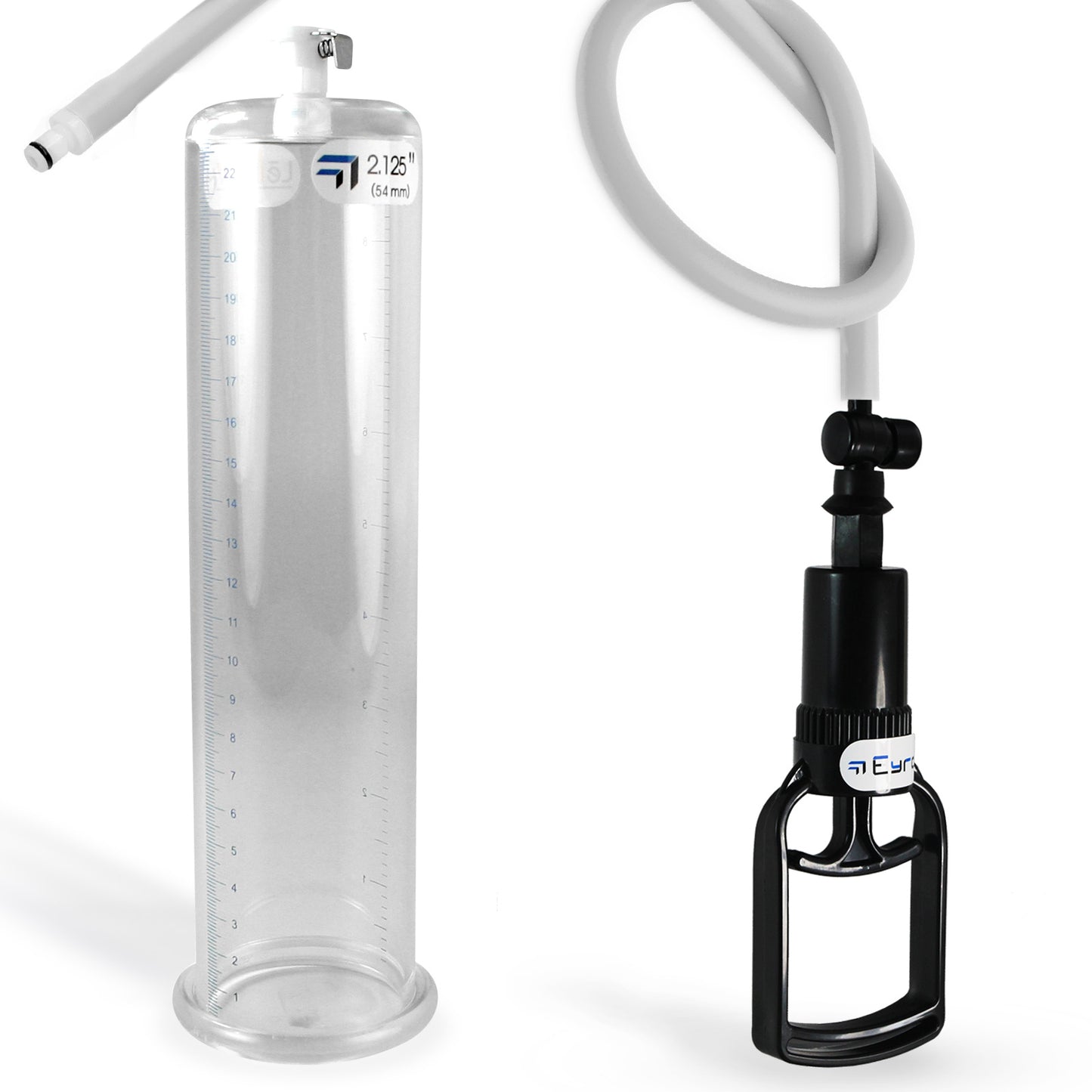 Tgrip QR Cylinder Penis Pump Kit - 9" x 2.125" Acrylic Cylinder