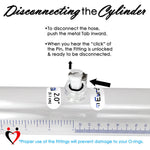 Buddy Penis Pump TYRO - 16" 18" 20" 22 Inch Length Double-Ended Cylinder