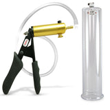 Penis Pump LeLuv ULTIMA Premium Ergonomic Grips Black / Blue + Seamless Cylinder