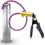 Penis Pump LeLuv ULTIMA Handle & Hose Silicone Ergonomic Grips, Silicone Hose with WIDE FLANGE Cylinder
