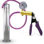 Penis Pump LeLuv ULTIMA Handle & Hose Silicone Ergonomic Grips, Silicone Hose with WIDE FLANGE Cylinder