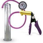 Penis Pump LeLuv ULTIMA Handle & Hose Silicone Ergonomic Grips, Silicone Hose with WIDE FLANGE Cylinder