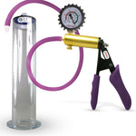 Penis Pump LeLuv ULTIMA Handle & Hose Silicone Ergonomic Grips, Silicone Hose with WIDE FLANGE Cylinder