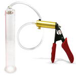LeLuv® Ultima Penis Pump -  Ergonomic Silicone Grips and Clear Hose with Round Flange Cylinders