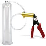 LeLuv® Ultima Penis Pump -  Ergonomic Silicone Grips and Clear Hose with Round Flange Cylinders