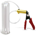 LeLuv® Ultima Penis Pump -  Ergonomic Silicone Grips and Clear Hose with Round Flange Cylinders