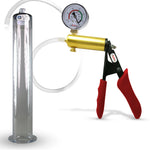 LeLuv® Ultima Penis Pump -  Ergonomic Silicone Grips and Clear Hose with Wide Flange Cylinders