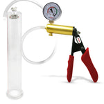 LeLuv® Ultima Penis Pump -  Ergonomic Silicone Grips and Clear Hose with Round Flange Cylinders