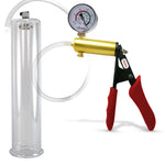 LeLuv® Ultima Penis Pump -  Ergonomic Silicone Grips and Clear Hose with Round Flange Cylinders