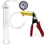 LeLuv® Ultima Penis Pump -  Ergonomic Silicone Grips and Clear Hose with Round Flange Cylinders