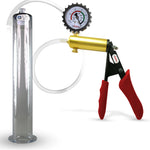 LeLuv® Ultima Penis Pump -  Ergonomic Silicone Grips and Clear Hose with Wide Flange Cylinders