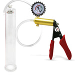 LeLuv® Ultima Penis Pump -  Ergonomic Silicone Grips and Clear Hose with Round Flange Cylinders