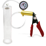 LeLuv® Ultima Penis Pump -  Ergonomic Silicone Grips and Clear Hose with Round Flange Cylinders