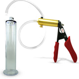 LeLuv Penis Pump ULTIMA Ergonomic Silicone Grip + 9" & 12" WIDE Flange Cylinder