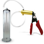 LeLuv® Ultima Penis Pump -  Ergonomic Silicone Grips and Clear Hose with Wide Flange Cylinders