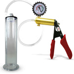 LeLuv® Ultima Penis Pump -  Ergonomic Silicone Grips and Clear Hose with Wide Flange Cylinders
