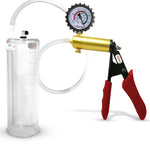 LeLuv® Ultima Penis Pump -  Ergonomic Silicone Grips and Clear Hose with Round Flange Cylinders