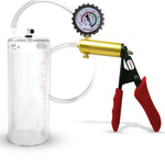 LeLuv® Ultima Penis Pump -  Ergonomic Silicone Grips and Clear Hose with Round Flange Cylinders