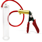 LeLuv® Ultima Premium Penis Pump - Silicone Grips & Hose with Round Flange Cylinder