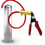 LeLuv® Ultima Premium Penis Pump - Silicone Grips & Hose with Wide Flange Cylinder