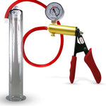 LeLuv® Ultima Premium Penis Pump - Silicone Grips & Hose with Wide Flange Cylinder