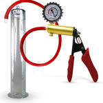 LeLuv® Ultima Premium Penis Pump - Silicone Grips & Hose with Wide Flange Cylinder