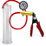 LeLuv® Ultima Premium Penis Pump - Silicone Grips & Hose with Round Flange Cylinder