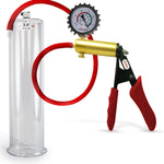 LeLuv® Ultima Premium Penis Pump - Silicone Grips & Hose with Round Flange Cylinder