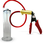 LeLuv® Ultima Premium Penis Pump - Silicone Grips & Hose with Wide Flange Cylinder