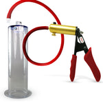 LeLuv® Ultima Premium Penis Pump - Silicone Grips & Hose with Wide Flange Cylinder
