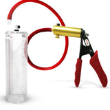 LeLuv® Ultima Premium Penis Pump - Silicone Grips & Hose with Round Flange Cylinder