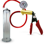 LeLuv® Ultima Premium Penis Pump - Silicone Grips & Hose with Wide Flange Cylinder