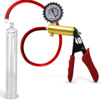 LeLuv® Ultima Premium Penis Pump - Silicone Grips & Hose with Round Flange Cylinder