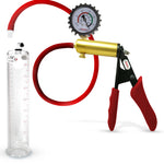 LeLuv® Ultima Premium Penis Pump - Silicone Grips & Hose with Round Flange Cylinder