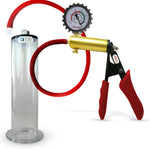 LeLuv® Ultima Premium Penis Pump - Silicone Grips & Hose with Wide Flange Cylinder