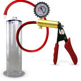 LeLuv® Ultima Premium Penis Pump - Silicone Grips & Hose with Wide Flange Cylinder