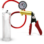 LeLuv® Ultima Premium Penis Pump - Silicone Grips & Hose with Round Flange Cylinder