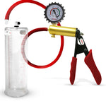 LeLuv® Ultima Premium Penis Pump - Silicone Grips & Hose with Round Flange Cylinder