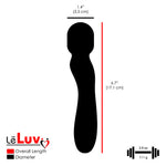Wand Vibrator Clitoral Massager USB Rechargable Smooth Silicone