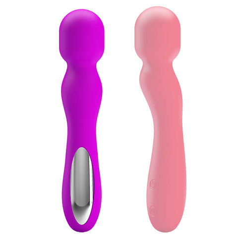 Wand Vibrator Clitoral Massager USB Rechargable Smooth Silicone