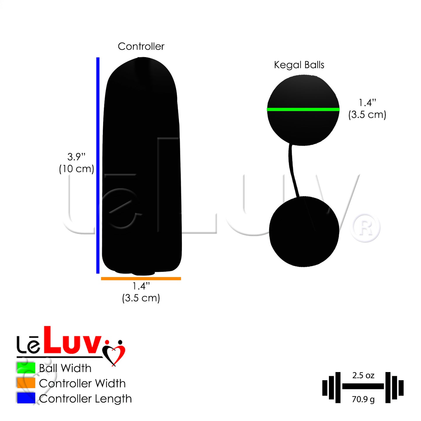Ben Wa Kegel Balls MIDAS BALLS Multispeed Beads